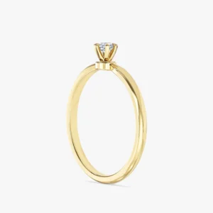 Six Prong Solitaire Promise Ring