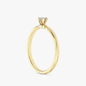 Six Prong Solitaire Promise Ring